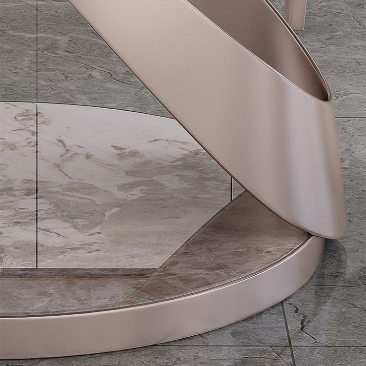 Contemporary Round Pedestal Dining Table Stone Matte Finish Table Clearhalo 'Dining Tables & Seating' 'Dining Tables' 'dining_table' 'furn' 'furn_dining_table' 'Furniture' 'Kitchen & Dining Furniture' 1200x1200_d919f88f-2420-4423-9f47-8caa61ecd73f