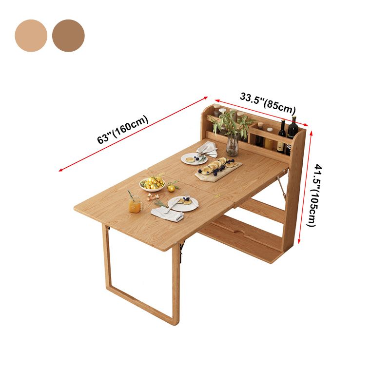 Foldable Ash Wood Dining Table Medieval Modern Rectangle Table with Double Pedestal Clearhalo ' dining_table' 'Dining Tables & Seating' 'Dining Tables' 'furn' 'furn_dining_table' 'Furniture' 'furniture_dining_table' 'Kitchen & Dining Furniture' 'kitchen&dining_furn' 'kitchen' 'kitchen_dining_table' 1200x1200_d91d6a22-c147-4b91-94c0-a630d7b56b32