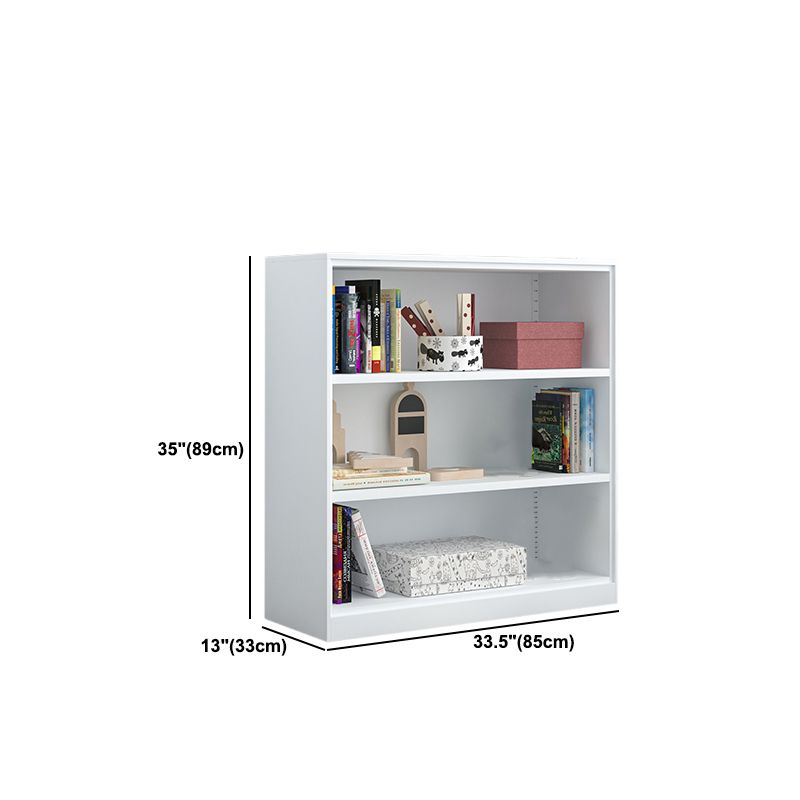 Closed Metal Bookshelf Modern Home Living Room Rectangular Bookcase