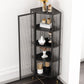Industrial Curio Cabinet Metal Glass Doors Storage Cabinet with Legs for Living Room Clearhalo 'Display & China Cabinets' 'display_china_cabinets' 'furn' 'furn_display_china_cabinets' 'Furniture' 'Kitchen & Dining Furniture' 1200x1200_d91f056d-d925-4ef1-bd38-c14282eecdf8