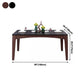 Mid-Century Sintered Stone Table Ash Wood 4 Legs Base Rectangle Table for Home Clearhalo ' dining_table' 'Dining Tables & Seating' 'Dining Tables' 'furn' 'furn_dining_table' 'Furniture' 'furniture_dining_table' 'Kitchen & Dining Furniture' 'kitchen&dining_furn' 'kitchen' 'kitchen_dining_table' 1200x1200_d9200a54-2dbf-4e87-9b3c-107f2d771b09
