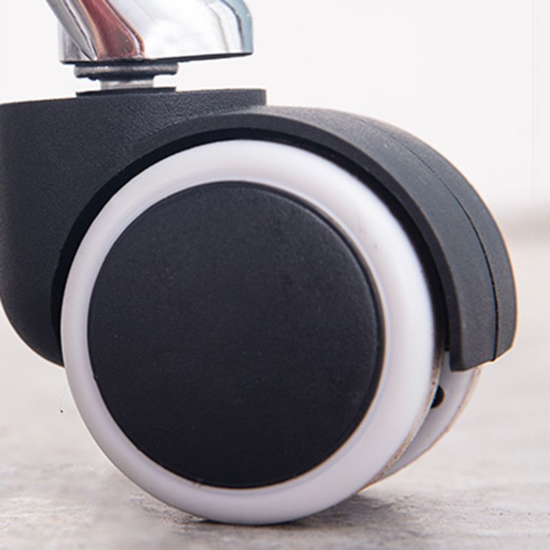 Chrome Frame Modern Office Chair Armless Desk Chair with Mid Back Clearhalo 'furn' 'furn_office_chair' 'Furniture' 'furniture_office_chair' 'Office Chairs' 'Office Furniture' 'office_chair' 1200x1200_d9205767-3ef3-47bb-96e0-5aa5737405c0