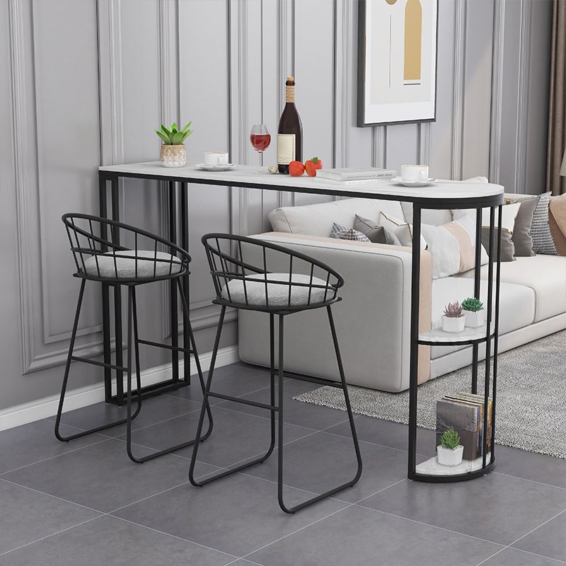 Modern Stone Bar Dining Table Specialty Bar Table for Small Places Clearhalo 'Bar Furniture' 'Bar Tables' 'bar_tables' 'furn' 'furn_bar_tables' 'Furniture' 'Kitchen & Dining Furniture' 1200x1200_d92218f9-df9b-43b7-be60-5b0fd61e65e2