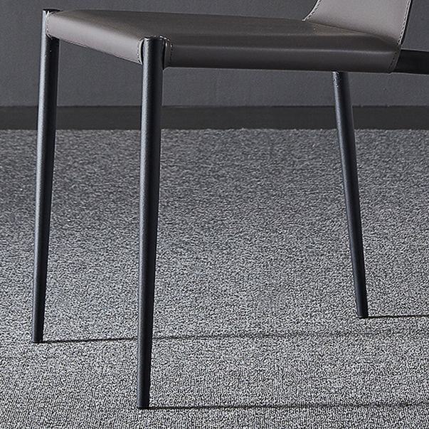 Industrial Chairs Dining Armless Chairs for Kitchen with Metal Legs Clearhalo 'Dining Chairs' 'Dining Tables & Seating' 'dining_chair' 'furn' 'furn_dining_chair' 'Furniture' 'furniture_dining_chair' 'Kitchen & Dining Furniture' 1200x1200_d9248234-f204-4092-ba0c-182ca906fa0c