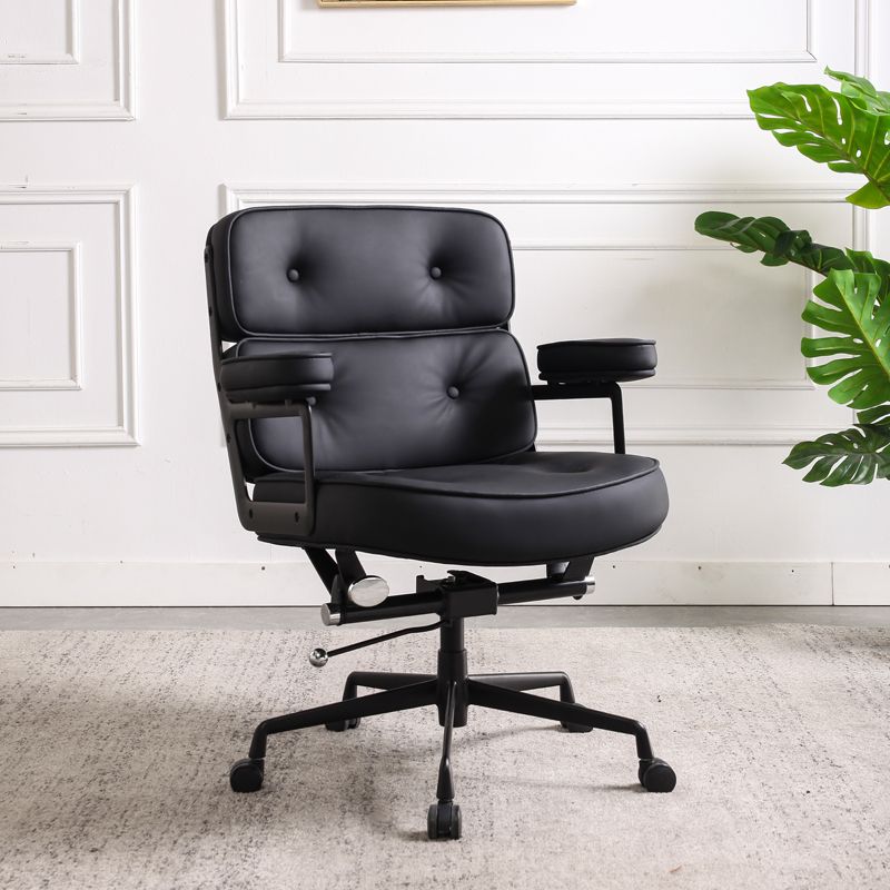 Modern & Contemporary Managers Chair Arms Included Executive Ergonomic Chair Clearhalo 'Furniture' 'furniture_office_chair' 'Office Chairs' 'Office Furniture' 'office_chair' 1200x1200_d924b5f2-5b84-4277-9b4c-471461c300e3