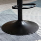 Contemporary Metal Barstool Faux Leather Footrest Adjustable Low Back Counter Stool Clearhalo 'Bar Furniture' 'Bar Stools' 'bar_stools' 'furn' 'furn_bar_stools' 'Furniture' 'Kitchen & Dining Furniture' 1200x1200_d9253622-ce4c-40c3-9342-6249e1e2de00