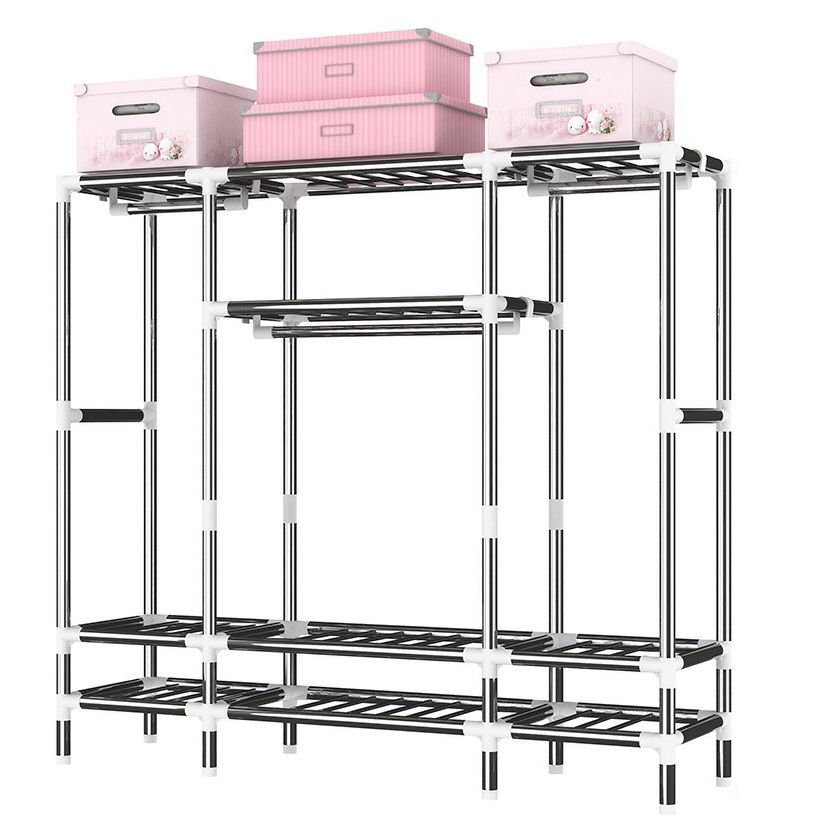 Armoire d'armoire en acier avec étagères Armoire de garde-robe moderne avec tiroir