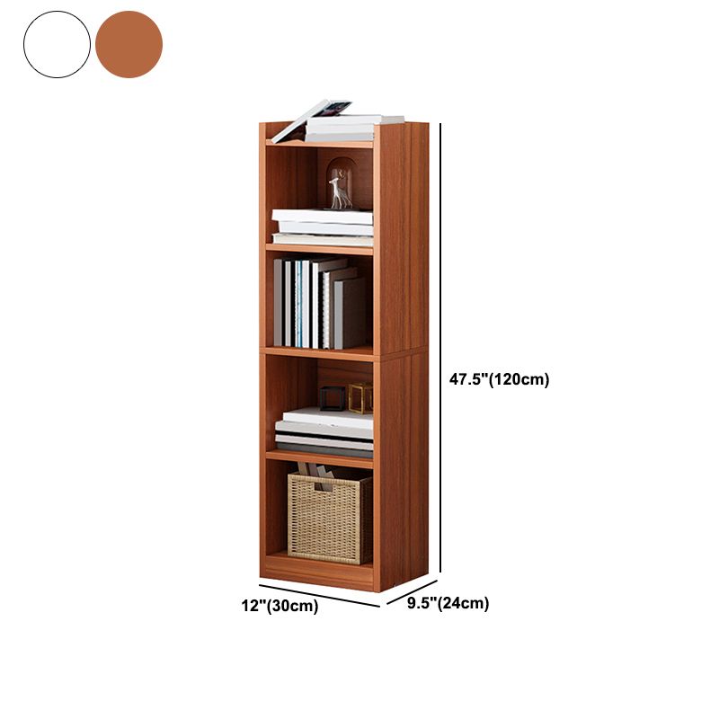 Bibliothèque en bois fermé moderne maison salon chambre à coucher étagère d'angle