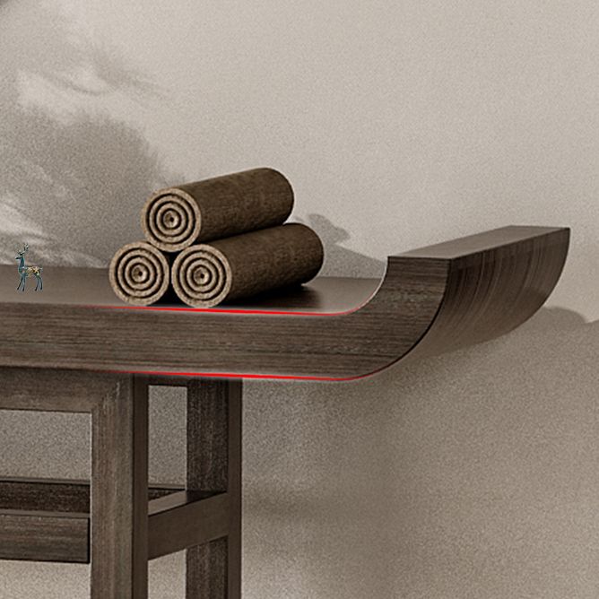 Modern Rectangular Console Table Wooden Console Sofa Table for Hall