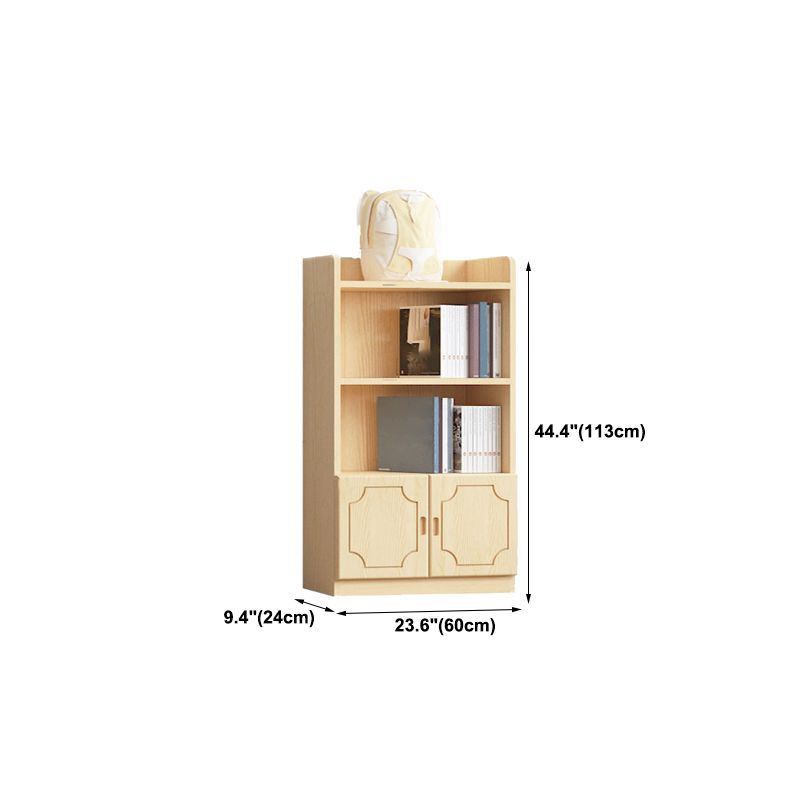 Contemporary Wooden Vertical Book Shelf Closed Back Brown Shelf Bookcase for Study Room Clearhalo 'Bookcases' 'furn' 'furn_bookcases' 'Furniture' 'Office Furniture' 1200x1200_d92d181c-3679-4df5-8261-fccb544d27db