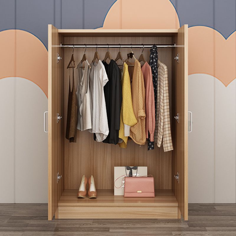 2 puertas de armario moderno y contemporáneo de 4 estanterías de 4 estantes