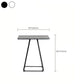 Modern Stone Geometric Dining Table Metal Base for Dining Room Clearhalo 'Dining Tables & Seating' 'Dining Tables' 'dining_table' 'furn' 'furn_dining_table' 'Furniture' 'Kitchen & Dining Furniture' 1200x1200_d9305f20-6495-4a46-85e7-1ffda15b7b92