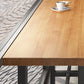 Ensemble de Table de Bar moderne, 1/3/4/5/6 pièces, ensemble de bistro rectangulaire en bois massif pour l'intérieur