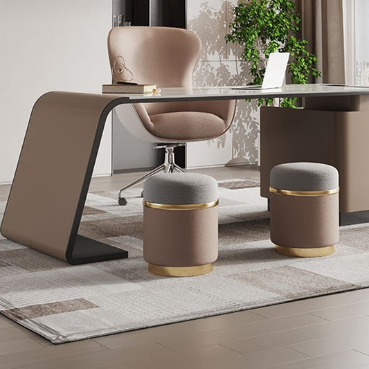 3つの引き出しライティングデスク長方形の形をしたタスクデスクは、オフィスのために白い