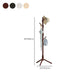 Hangage à vêtements contemporain Rack en bois massif avec crochets de manteau