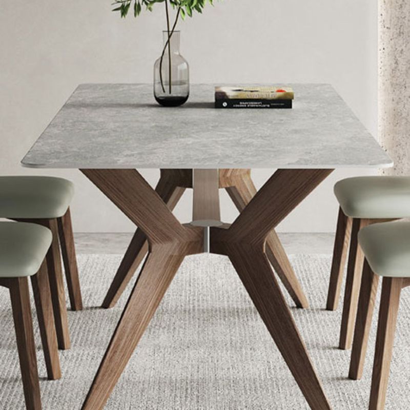 Modern 1/4/5 Pieces Dining Furniture Stone Rectangle Dining Chairs Set for Kitchen Clearhalo 'Dining Room Sets' 'Dining Tables & Seating' 'dining_room_set' 'furn' 'furn_dining_room_set' 'Furniture' 'Kitchen & Dining Furniture' 1200x1200_d93c9210-3491-46d8-8cee-c174585671af