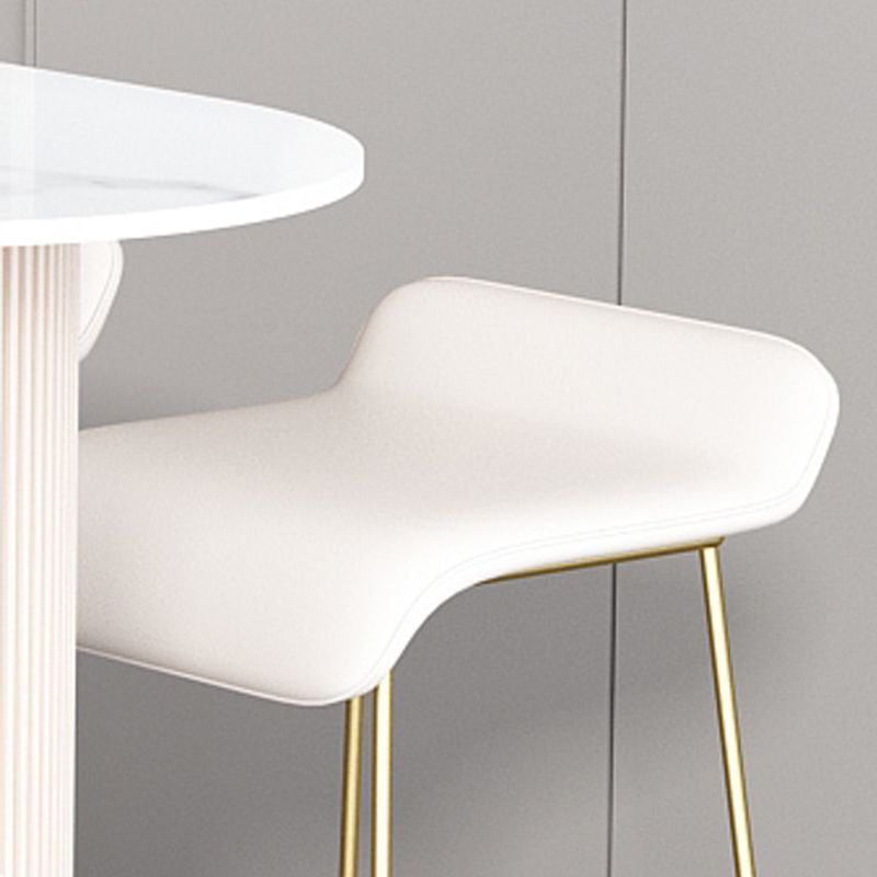 Juego de barra moderno de forma libre, mesa de bar de piedra de 1/2/5 piezas con taburetes tapizados