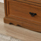 Standard Rectangle Accent Chest with Drawers 13.77" Wide Wood Chest