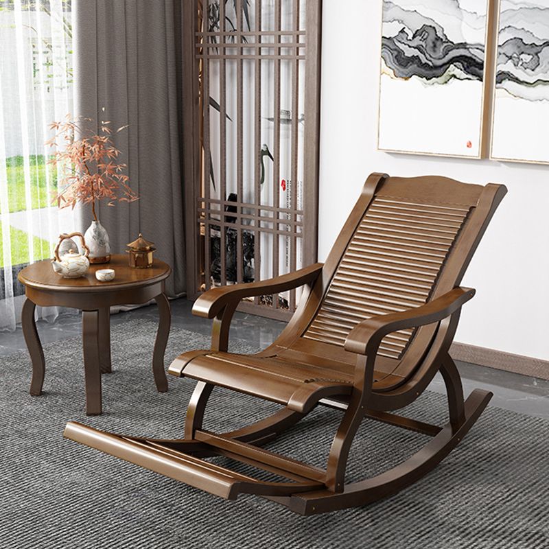 Modern Solid Wood Rocker Chair Spindle Rocker Chair for Living Room Clearhalo 'Chairs & Seating' 'furn' 'furn_rocking_chairs' 'Furniture' 'Living Room Furniture' 'Rocking Chairs' 'rocking_chairs' 1200x1200_d9410140-82bd-4303-9583-c66d781a756e