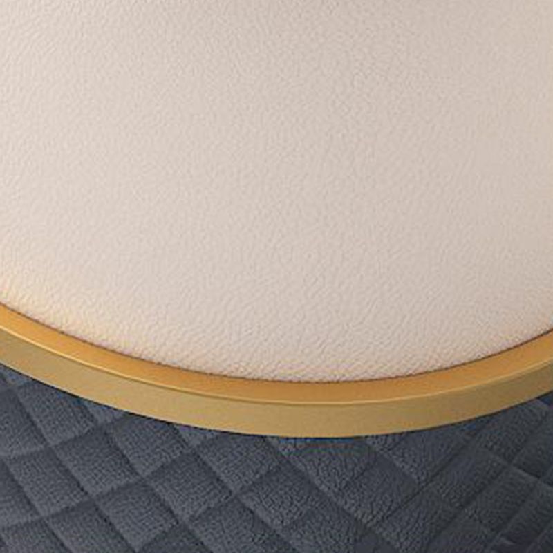 Sofá de brazo de esmoquin moderno 29.53 "HE SEATIS DE LEATRA FAUX DE H CON MARCO DE ORO