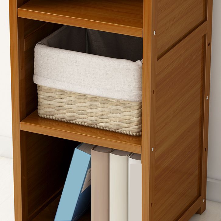 11.8"W Rectangle Accent Chest, Brown Mid-Century Modern Cabinet with Shelves Clearhalo 'Cabinets & Chests' 'cabinets_chests' 'furn' 'furn_cabinets_chests' 'Furniture' 'Living Room Furniture' 1200x1200_d945dbc3-51cc-4d45-b6d1-6bdd70c45da2