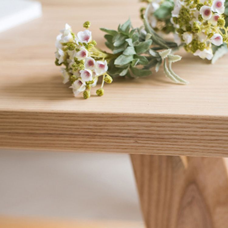 Rectangle Pine Solid Wood Table Minimalist Dining Table with Trestle Base for Restaurant Clearhalo ' dining_table' 'Dining Tables & Seating' 'Dining Tables' 'furn' 'furn_dining_table' 'Furniture' 'furniture_dining_table' 'Kitchen & Dining Furniture' 'kitchen&dining_furn' 'kitchen' 'kitchen_dining_table' 1200x1200_d9488443-c32b-40eb-a6df-341650ed191b