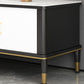 Console de meuble TV moderne, rangement ouvert, pour salon