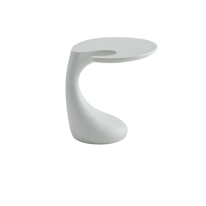 Modern Naturally Shaped End Table Plastic Table for Living Room