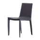 Contemporary Style Leather Dining Side Chair Solid Back Armless Side Chair Clearhalo ' kitchen&dining_furn' 'Dining Chairs' 'Dining Tables & Seating' 'dining_chair' 'furn' 'furn_dining_chair' 'Furniture' 'furniture_dining_chair' 'Kitchen & Dining Furniture' 'kitchen' 1200x1200_d94ce658-9935-414f-b5f9-c85bb3b679fa