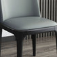 Sillas de Parsons de estilo moderno silla de comedor de cuero falso para comedor