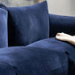 Moderne Standard -blaue Sofa -Kissen Kissen Top Arm Sofe für Wohnzimmer