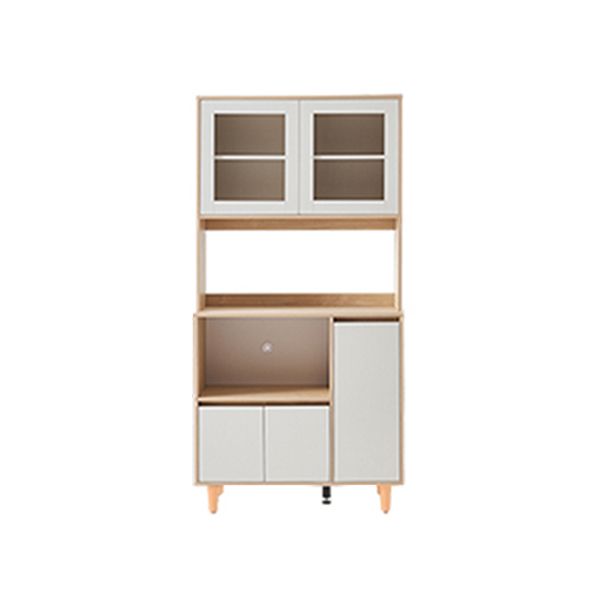 Table du buffet naturel moderne crédinza en bois pour le salon