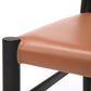 Contemporary Style Leather Dining Chair Solid Back Armless Chairs for Home Clearhalo ' kitchen&dining_furn' 'Dining Chairs' 'Dining Tables & Seating' 'dining_chair' 'furn' 'furn_dining_chair' 'Furniture' 'furniture_dining_chair' 'Kitchen & Dining Furniture' 'kitchen' 1200x1200_d950d426-2d6d-4718-b394-505f4075ddb9
