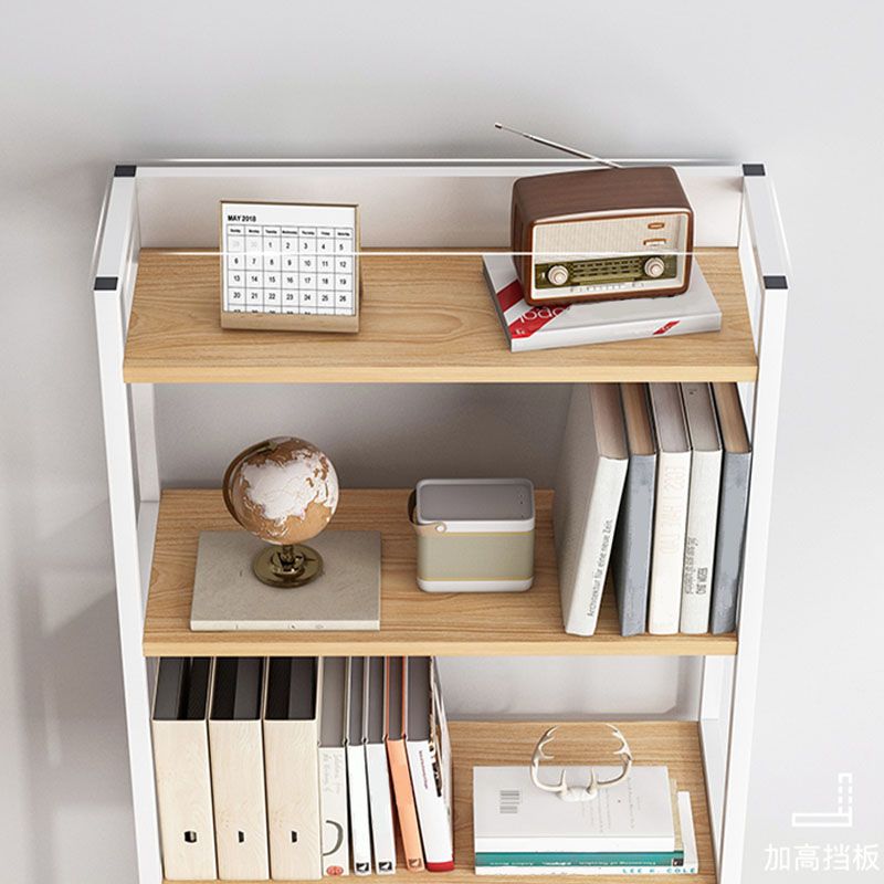 12 "W metalen frame boekenplank moderne open opslagladder boekenkast