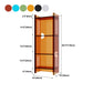 Standard Closed Back Bookshelf Scandinavian Acrylic Bookcase