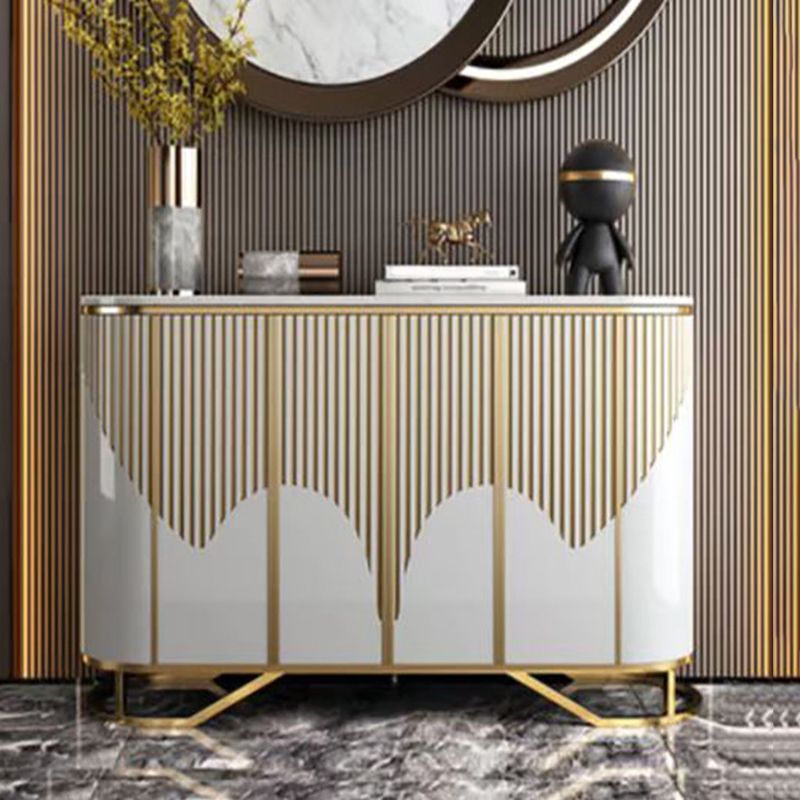 Sideboard in legno ingegnerizzato in fico in marmo in marmo per uso da cucina