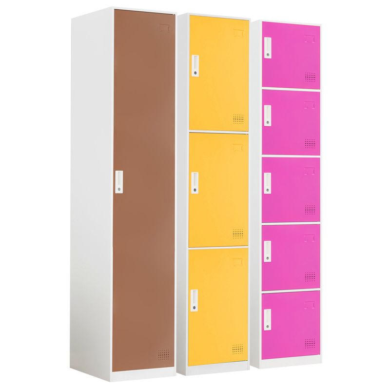 Scharnierende metalen garderobe armoire met slot eigentijdse garderobe -kast