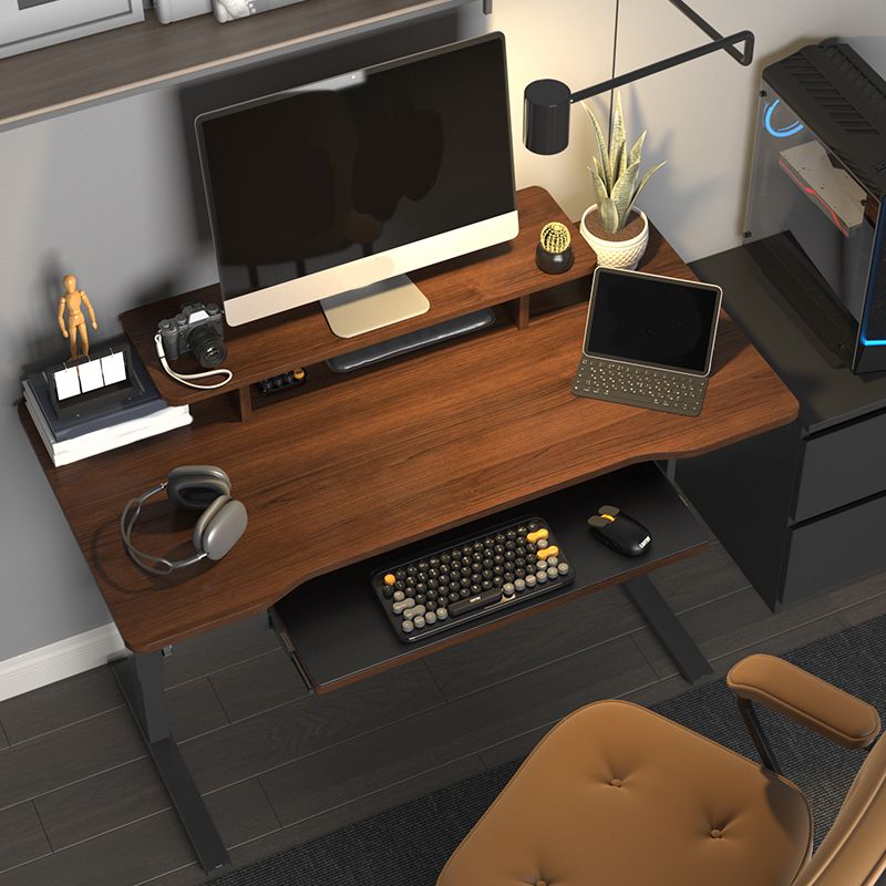 Escritorio de pie de casa contemporáneo escritorio de madera de pie ajustable