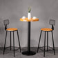 Industrial Style Barstool Metal and Wood Bar Stool for Dining Room 1 Pcs Clearhalo 'Bar Furniture' 'Bar Stools' 'bar_stools' 'furniture_bar_stools' 'Kitchen & Dining Furniture' 'kitchen&dining_furn' 'kitchen' 'kitchen_furn' Furniture' 1200x1200_d95a38d7-c2f2-4778-af4f-be355fdf1eff