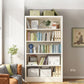 Contemporary Style Bookshelf Closed Back Engineered Wood Shelf Bookcase Clearhalo 'Bookcases' 'furn' 'furn_bookcases' 'Furniture' 'furniture_bookcases' 'kitchen' 'kitchen_bookcases' 'Living Room Furniture' 'Office Furniture' 1200x1200_d95b1618-1560-437a-bccf-cb35ea3e71ef