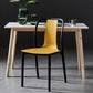 Contemporary Chairs Dining Slat Back Armless Chairs with Plastic Legs Clearhalo 'Dining Chairs' 'Dining Tables & Seating' 'dining_chair' 'Furniture' 'furniture_dining_chair' 'Kitchen & Dining Furniture' 1200x1200_d95b3784-5798-4388-bd7b-e6fd36c5ebb3