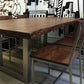 Rectangle Sled Base Industrial Table Wood Color Fixed Table with Solid Wood Clearhalo 'Dining Tables & Seating' 'Dining Tables' 'dining_table' 'furn' 'furn_dining_table' 'Furniture' 'furniture_dining_table' 'Kitchen & Dining Furniture' 'kitchen' 'kitchen_dining_table' 1200x1200_d95b6b7d-6885-4596-97fa-3299c7ff0ff1