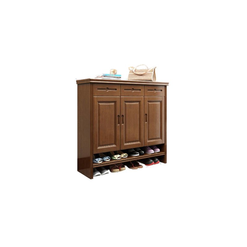 Mid-Century Modern Cabinet Grooves With Doors Rectangle Accent Cabinet Clearhalo 'Cabinets & Chests' 'cabinets_chests' 'furn' 'furn_cabinets_chests' 'Furniture' 'Living Room Furniture' 1200x1200_d95ea8e0-2d50-473c-96e6-faa308825bfa