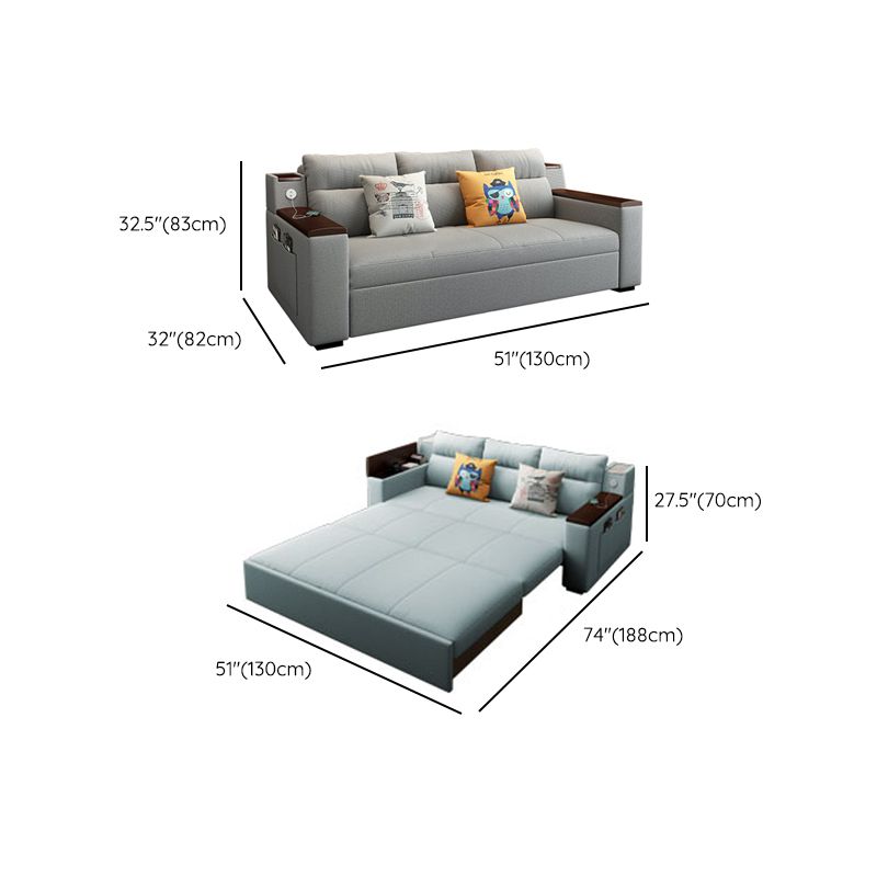 Sleton Duplice di Futon Contemporaneo Futon e materasso con spazio