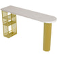 Solid Wood Bistro Table Pedestal Specialty Bar Dining Table with Shelves Clearhalo 'Bar Furniture' 'Bar Tables' 'bar_tables' 'furn' 'furn_bar_tables' 'Furniture' 'Kitchen & Dining Furniture' 1200x1200_d95f8070-8326-4f9a-a012-127d9b0079e2