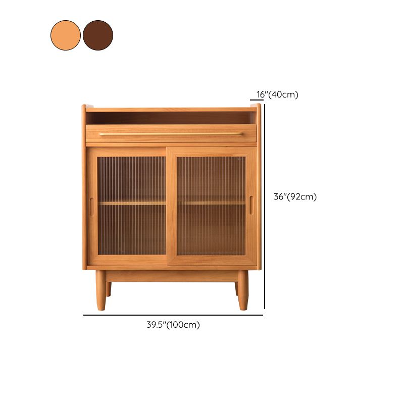 Armadietto di sideboard della porta di vetro contemporanea con spazio per l'uso domestico