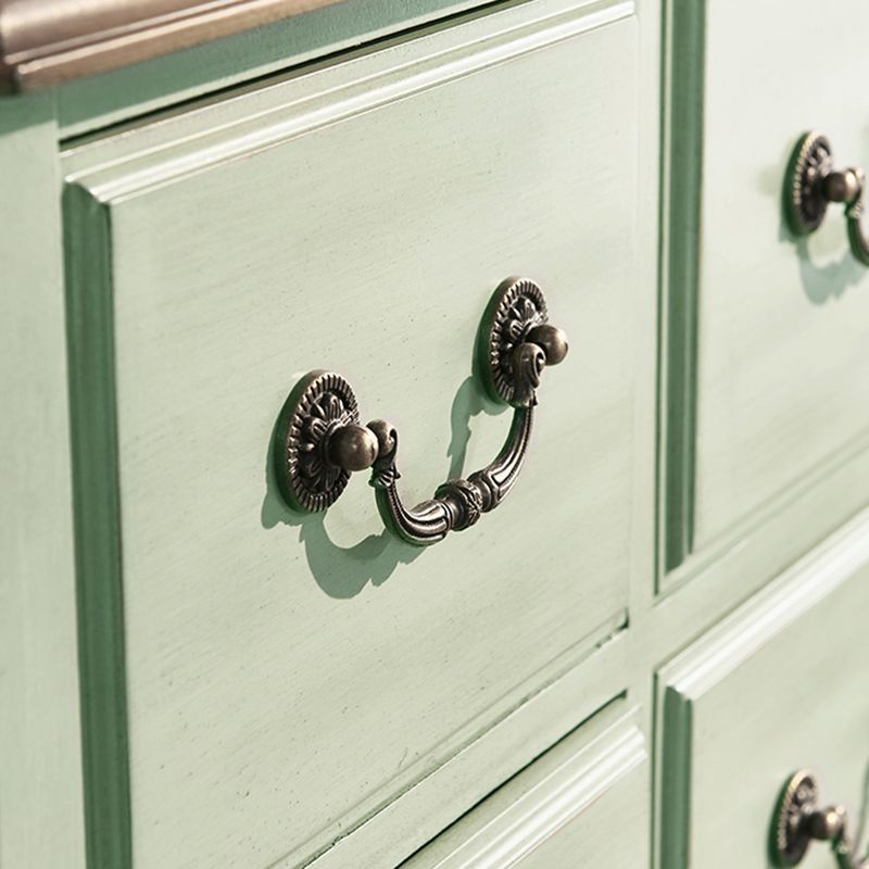 家のための6つのソフトクローズ引き出しが付いたフランスの田舎の保管チェスト