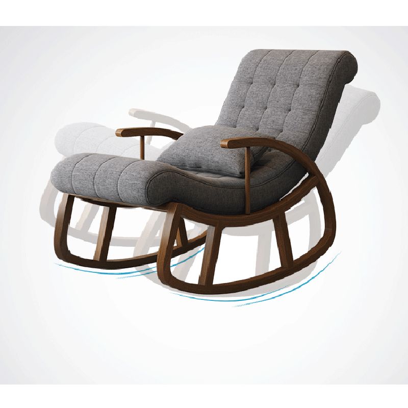 25.59" L x 46.45" W x 31.10" H Lounge Chair Solid Wood Frame Accent Chair for Living Room Clearhalo 'Accent Chairs' 'accent_chairs' 'Chairs & Seating' 'furn' 'furn_accent_chairs' 'Furniture' 'Living Room Furniture' 1200x1200_d968b0f4-e934-442e-9341-fc068f50fb58