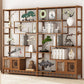 9.84" Wide Modern Wooden Shelf Bookcase Matte Finish Etagere Bookshelf