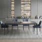 Modern Gray Dining Table Rectangle Sintered Stone Dining Table with 4 Legs Clearhalo ' dining_table' 'Dining Tables & Seating' 'Dining Tables' 'Furniture' 'furniture_dining_table' 'Kitchen & Dining Furniture' 'kitchen&dining_furn' 'kitchen' 'kitchen_dining_table' 1200x1200_d96e6f28-635a-440a-823a-38aec192f73c